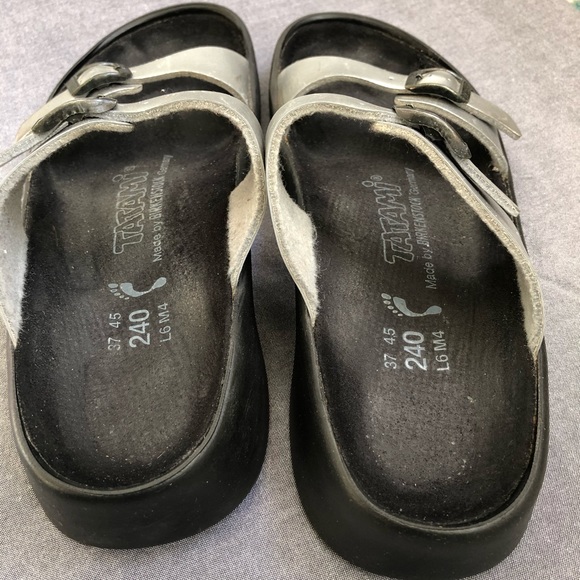 Tatami Berkenstock Silver Sandals - Picture 2 of 5